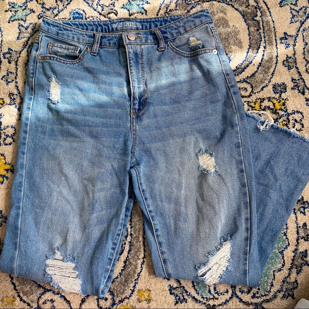 EUC Wild Fable/Target Cropped High-Rise Jeans